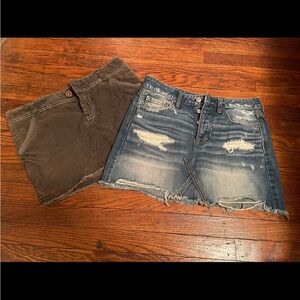 2 AE skirts both older styles